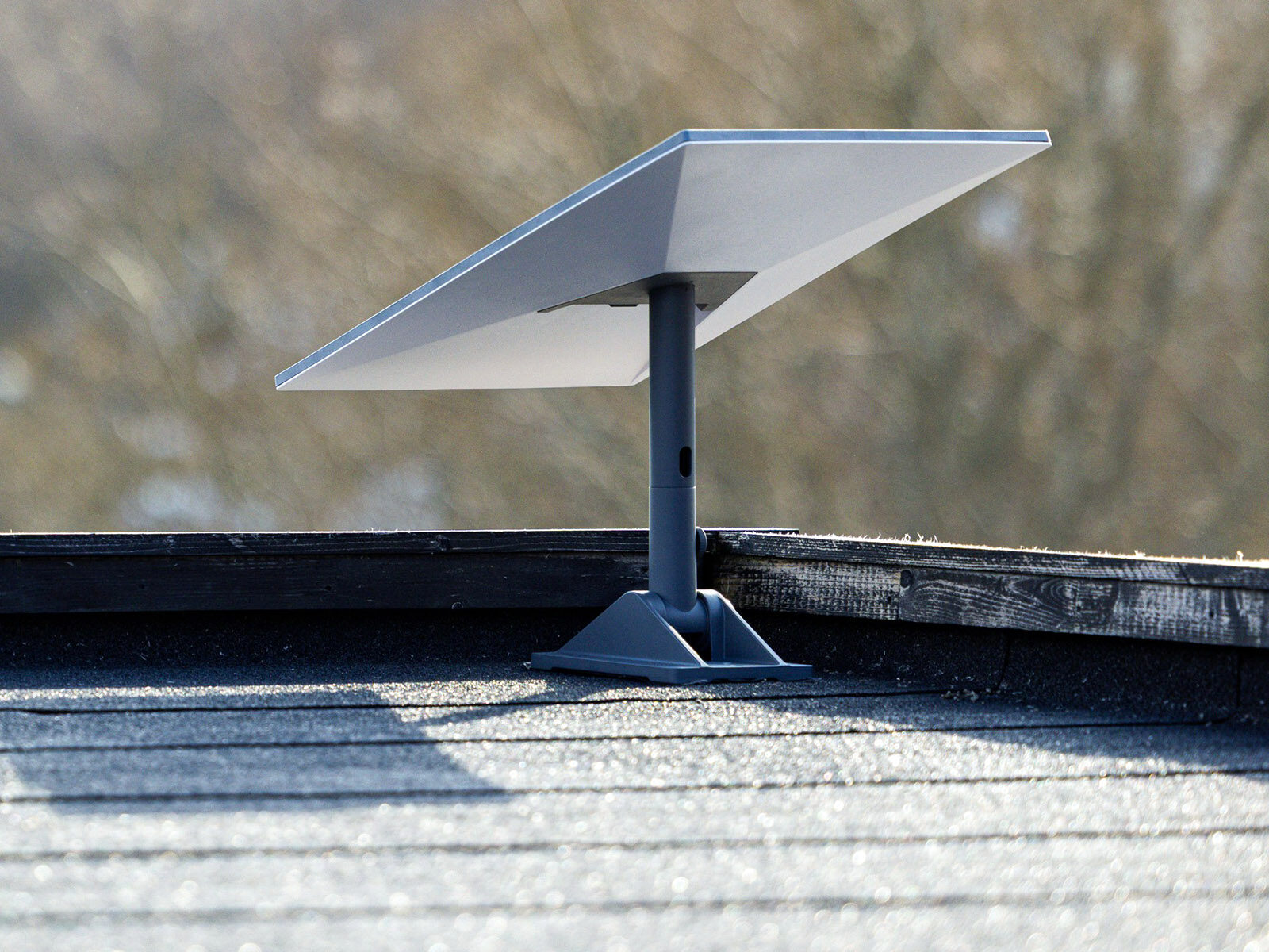 Starlink satellite dish installation on Perth home roof